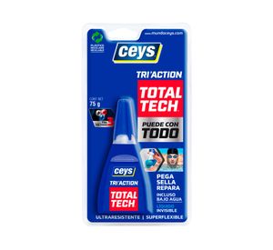 Adhesivo sellador 75 gr Total Tech Triaction transparente Ceys