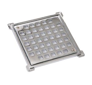 Rejilla de pileta 100 mm cuadrada Poli