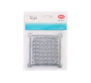 Rejilla de pileta 100 mm cuadrada Poli