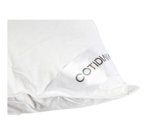 Almohada pluma 50x70 cm blanco 2 unidades Cotidiana