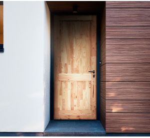 Puerta pino oregón Corral 80x200 cm