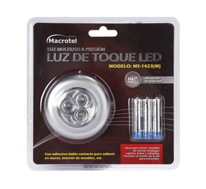 Luz de toque LED + 3 pilas AAA Macrotel