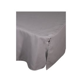 Faldón 2 plazas liso gris Cotidiana