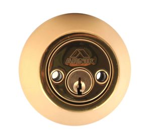 Cerrojo seguridad puerta entrada mariposa pulido Arnik