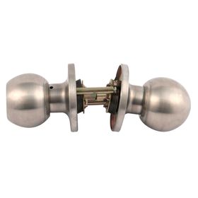 Pack cerradura acceso principal + cerrojo cromo Arnik