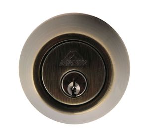 Cerrojo seguridad puerta entrada envejecido Arnik