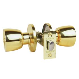 Cerradura pomo dormitorio/baño Tulipa pulido Arnik