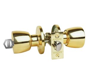 Cerradura pomo dormitorio/oficina Tulipa pulido Arnik