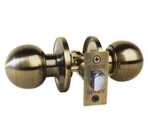 Cerradura pomo simple bola envejecido Arnik