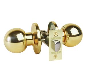 Cerradura pomo simple bola pulido Arnik