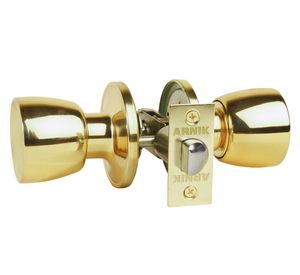 Cerradura pomo simple paso Tulipa pulido Arnik