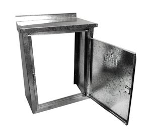 Gabinete galvanizado 7-10 con toldo, espesor 0,4 mm Aceros de la Rivera