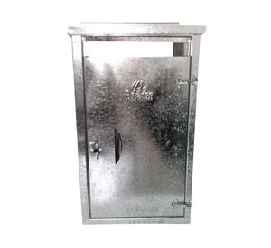 Gabinete galvanizado 12-15 litros con toldo, 0,4 mm Aceros de la Rivera