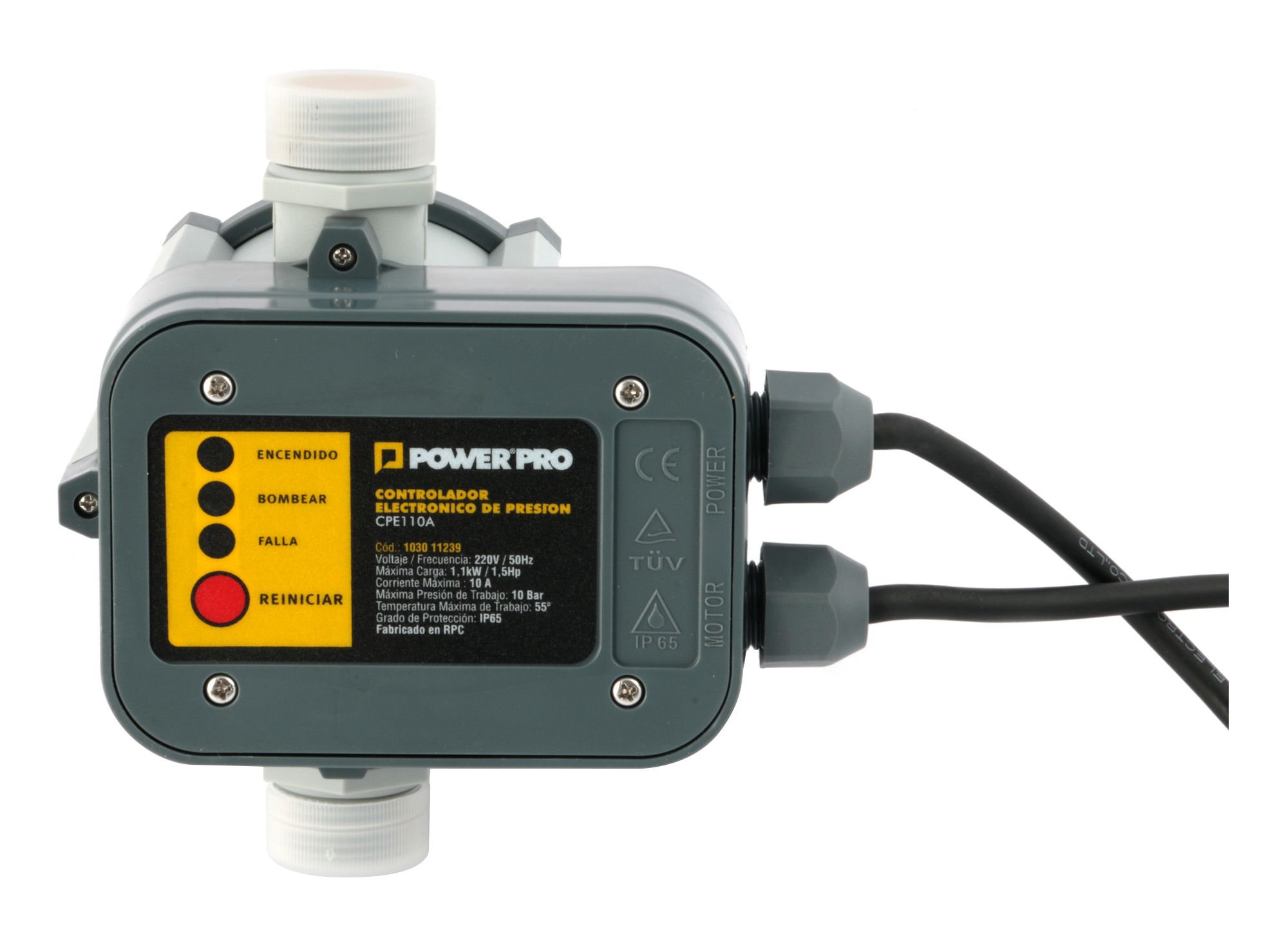Controlador electrónico presión 1,5Hp CPE110A Power Pro