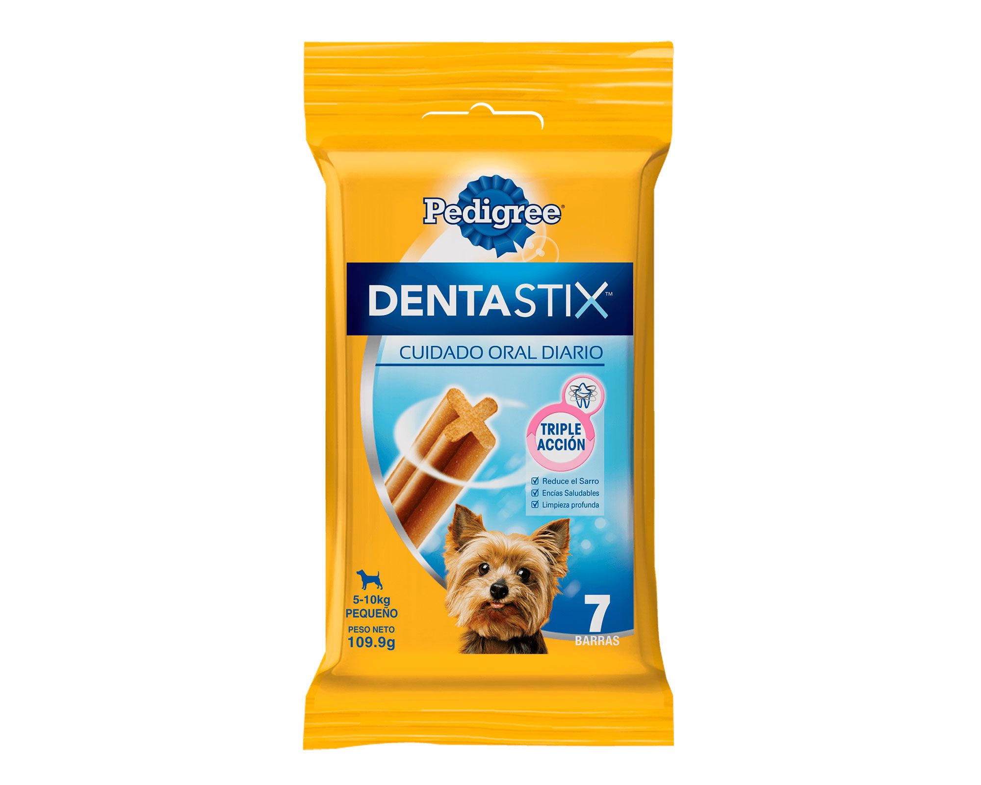 Snack perro 110 gr razas pequeñas Dentastix Pedigree a $1.290