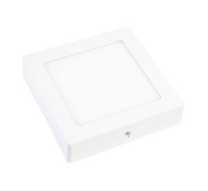 Panel LED sobrepuesto 12W luz cálida cuadrado ByP