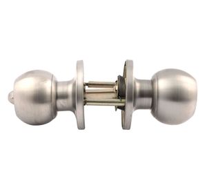 Cerradura pomo oficina/dormitorio bola acero Arnik