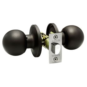 Cerradura pomo simple paso bola negro Arnik