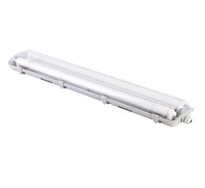 Equipo estanco 2L LED 66cm blanco/gris Drl