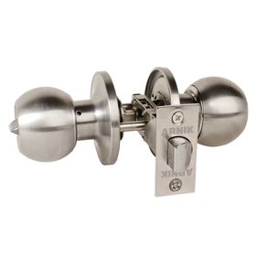Cerradura pomo dormitorio/baño bola Arnik