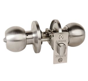 Cerradura pomo dormitorio/baño bola Arnik