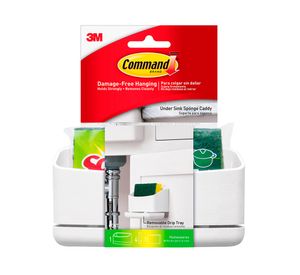 Porta esponja con esponja 5,5x8 cm blanco