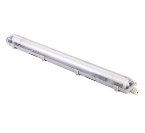 Equipo estanco 1L LED 66cm blanco/gris Drl