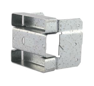 Base poste 4x4'' G185 gris Simpson