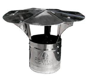 Tapa gorro Chino 5" 0.35 mm  gris 24x19x12.7 cm