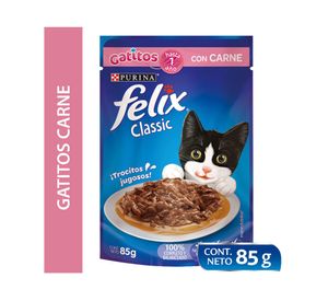 Salsa gatitos 85 gr Sensaciones carne Felix