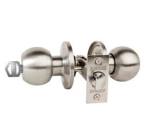Cerradura pomo acceso principal bola acero Arnik