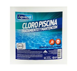 Cloro líquido piscina 10 litros Aguacol