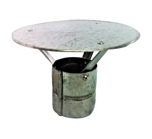 Gorro galvanizado 4'' espesor 0,8 mm Aceros de la Rivera