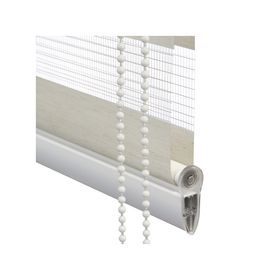 Cortina roller zebra 120x165 cm textura beige