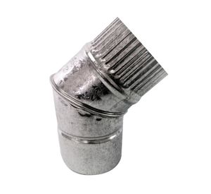 Codo galvanizado 5'' espesor 0,8 mm Aceros de la Rivera
