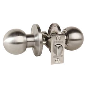 Cerradura pomo simple paso acero Arnik