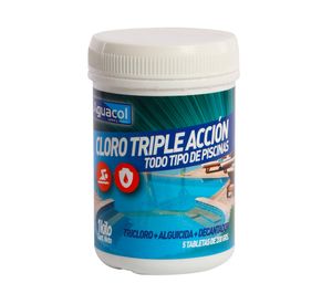 Cloro tableta piscina 1 kg Triple acción Aguacol