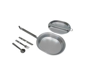 Set camping olla + cubierto Platz Nautika