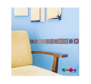 Cenefa adhesiva 5,5x46 cm Mandala