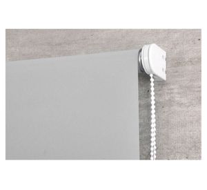 Cortina roller blackout 140x165 cm gris Cotidiana