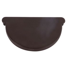 Tapa canaleta PVC marrón