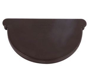 Tapa canaleta PVC marrón