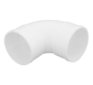 Codo 87,5º H-H PVC blanco