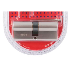 Cilindro europerfil 70 mm 5 pin 3 llaves níquel satinado Poli