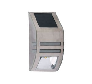 Aplique solar muro 1L LED silver ByP