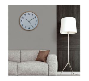 Reloj 30 cm blanco Cotidiana