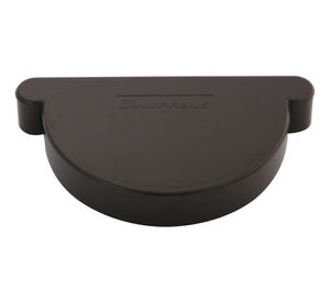 Tapa canaleta PVC café