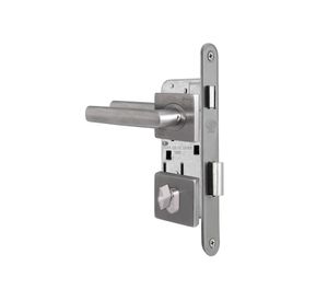 Cerradura de embutir baño manilla piano 215 Multifunción Poli