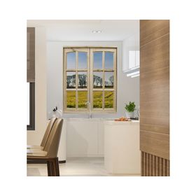 Ventana Madera 100x100 cm Pino Radiata