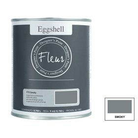 Pintura 750 ml Eggshell smoky semi satín Fleur